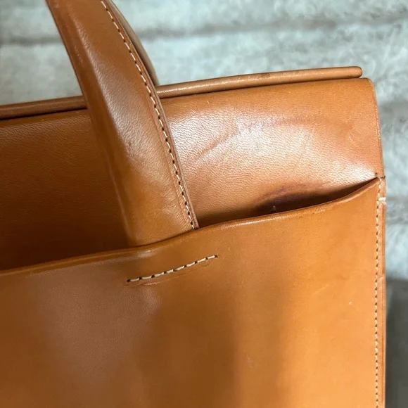 Gorgeous Tan Leather Isaac Reina Bag - Picture 2 of 11